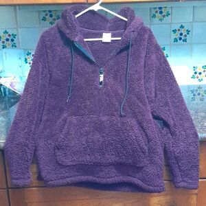 Pink Victoria's Secret Sherpa Hoodie...Size XS